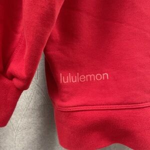 Lululemon red sweatshirt